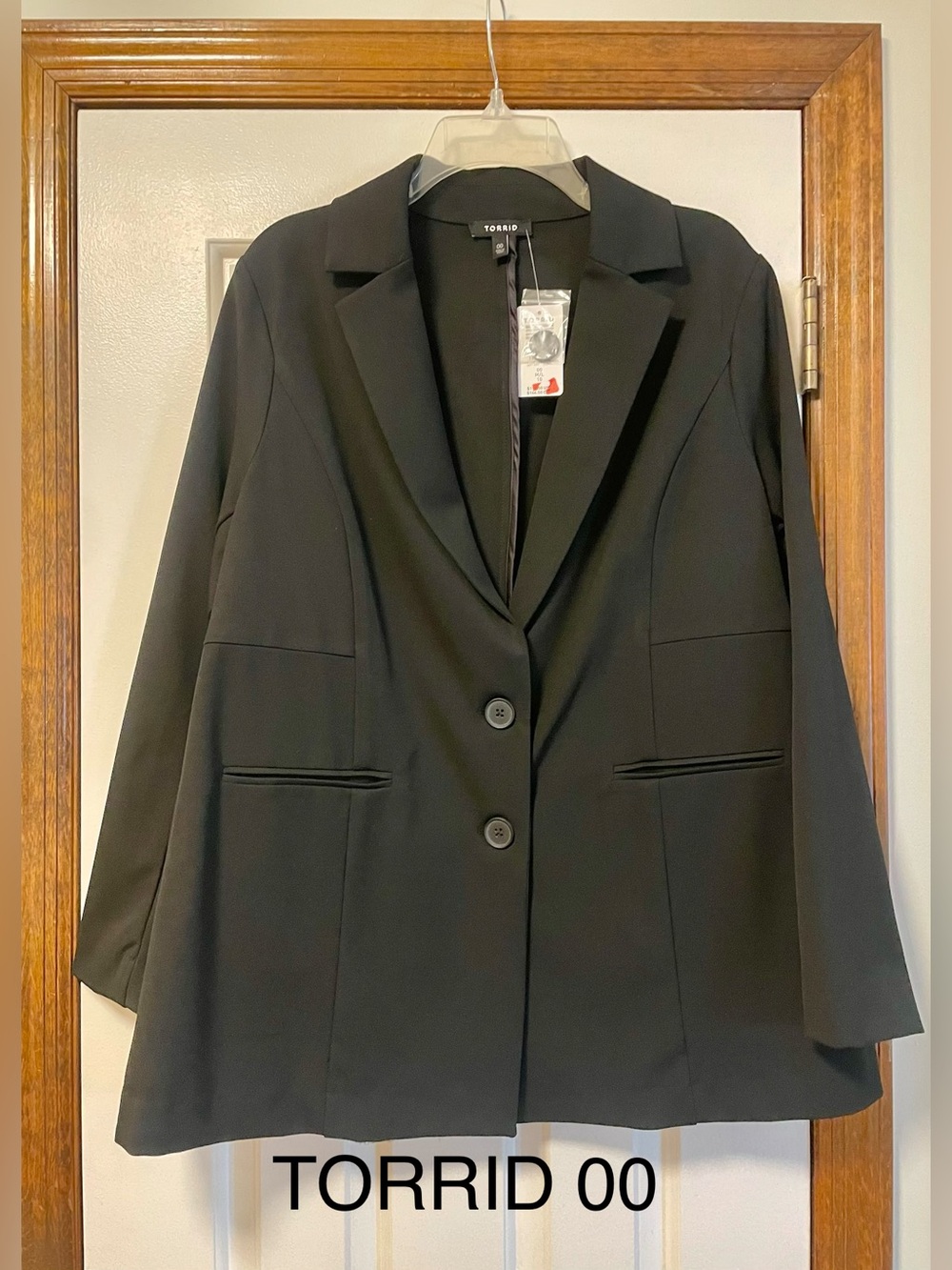 torrid Black Single-Breasted Tailored Blazer